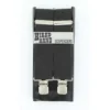 M&F - 54 Inch Adjustable Elastic Suspenders - Black