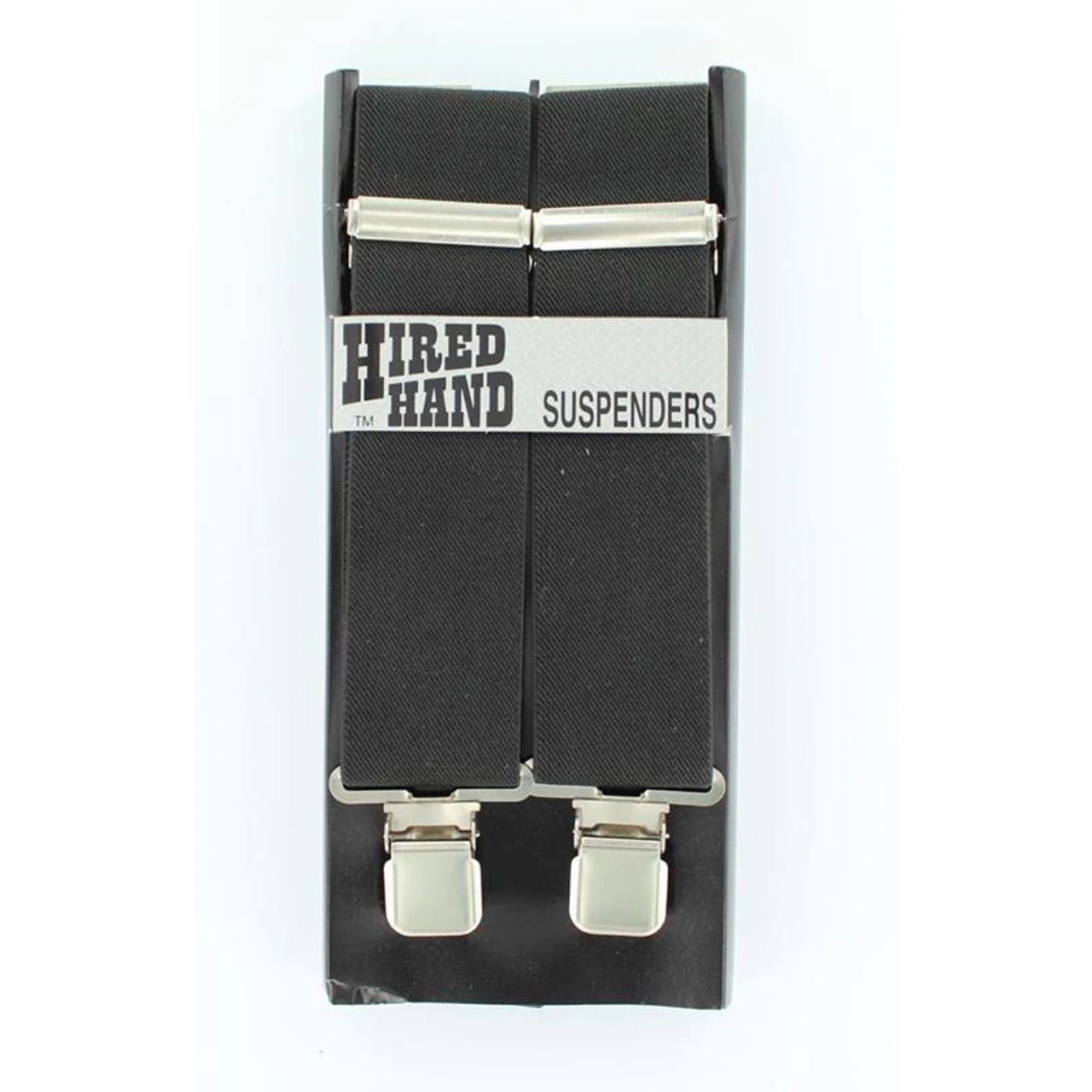 M&F - 54 Inch Adjustable Elastic Suspenders - Black 1 M&F - 54 Inch Adjustable Elastic Suspenders - Black
