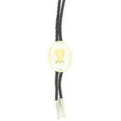 M&F Dress And Casual Flying Eagle Bolo - Silver Gold