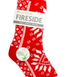Sof Sole Fireside Cozy Lodge Socks - Nordic Red