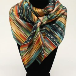M&F Aztec Multi Color Silk Wild Rag
