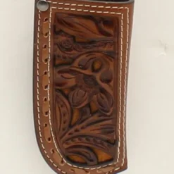 Nocona Pierced Floral Knife Sheath