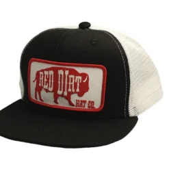 Red Dirt Hat Company Youth Original Black/White Tag