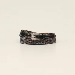 Twister Ribbon Hatband W/Diamond Pattern
