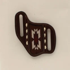 M&F Nocona Southwestern Pattern Fabric Inlay Knife Sheath