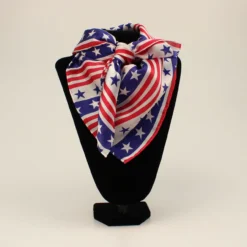 M&F Red, White & Blue Stars & Stripes Pattern Wild Rag