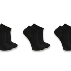 Carhartt Womens Midweight Cotton Blend Low Cut Sock - 3 Pack
