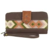 Trenditions Catchfly Textured Brow W/Tan Trim Wallet