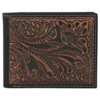 Trenditions Tony Lama Dark Brown Leather Bifold Mens Wallet