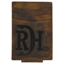 Red Dirt Hat Co. Mens Card Case W/Distressed Leather