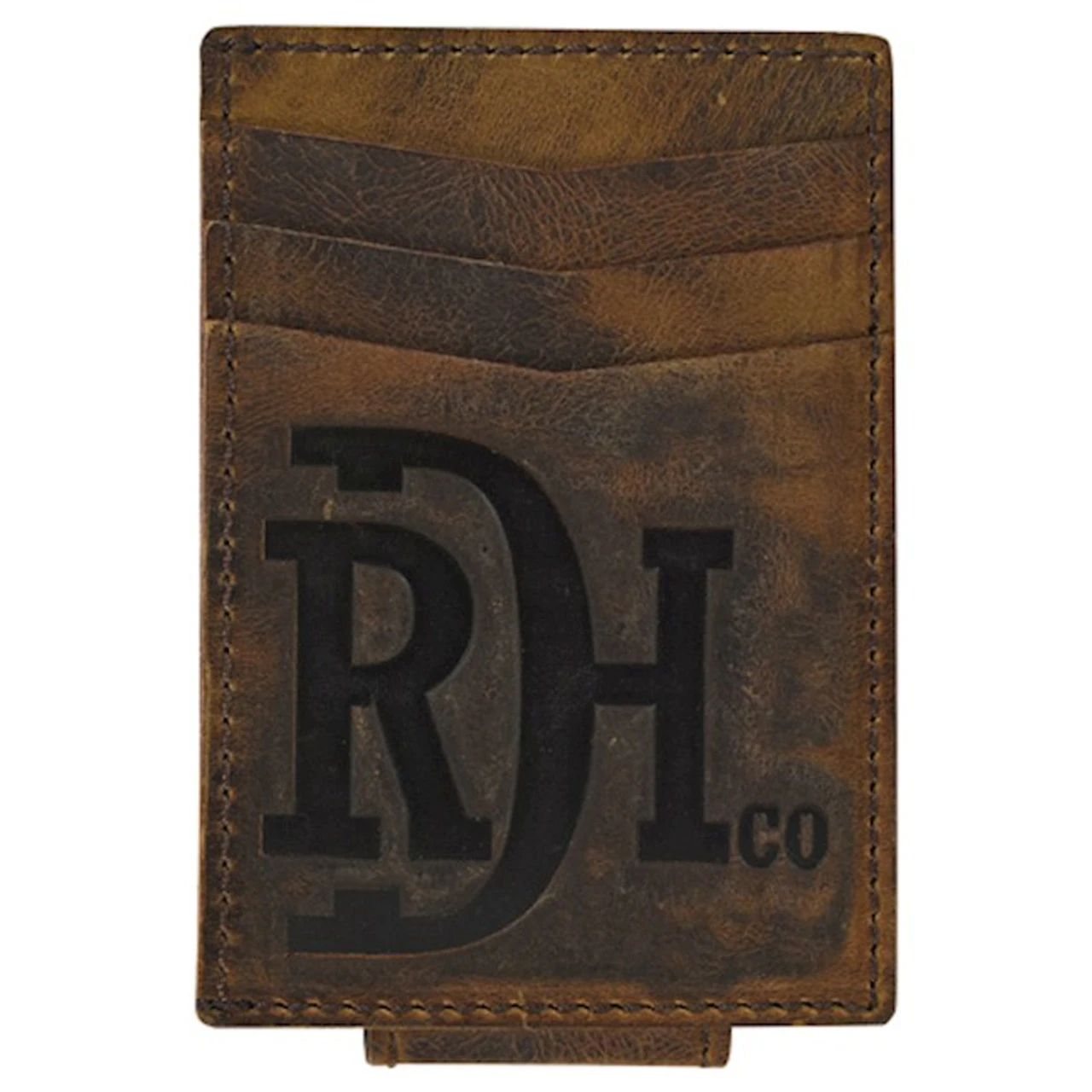 Red Dirt Hat Co. Mens Card Case W/Distressed Leather 1 Red Dirt Hat Co. Mens Card Case W/Distressed Leather