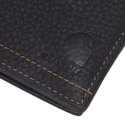 Carhartt Mens Pebble Leather Passcase Brown Wallet -Deals Bijou Flare Store 2648135 8 63769.1664379470