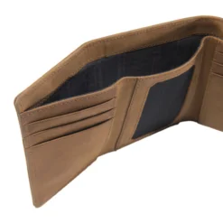 Carhartt Mens Brown Leather Trifold Wallet -Deals Bijou Flare Store 2648145 8 56365.1664379492