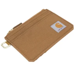 Carhartt Womens Nylon Duck Zipper Card Wallet- Brown -Deals Bijou Flare Store 2725895 4 68470.1666037608