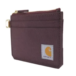 Carhartt Womens Nylon Duck Zipper Card Wallet- Wine -Deals Bijou Flare Store 2725900 3 33404.1666037642
