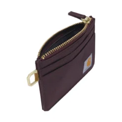 Carhartt Womens Nylon Duck Zipper Card Wallet- Wine -Deals Bijou Flare Store 2725900 6 01242.1666037643