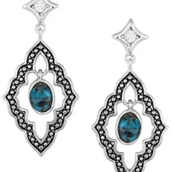 Montana Silversmiths Upon A Star Turquoise Earrings