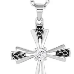 Montana Silversmiths Extended Faith Cross Necklace