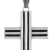 Montana Silversmiths Trinity Lines Cross Necklace