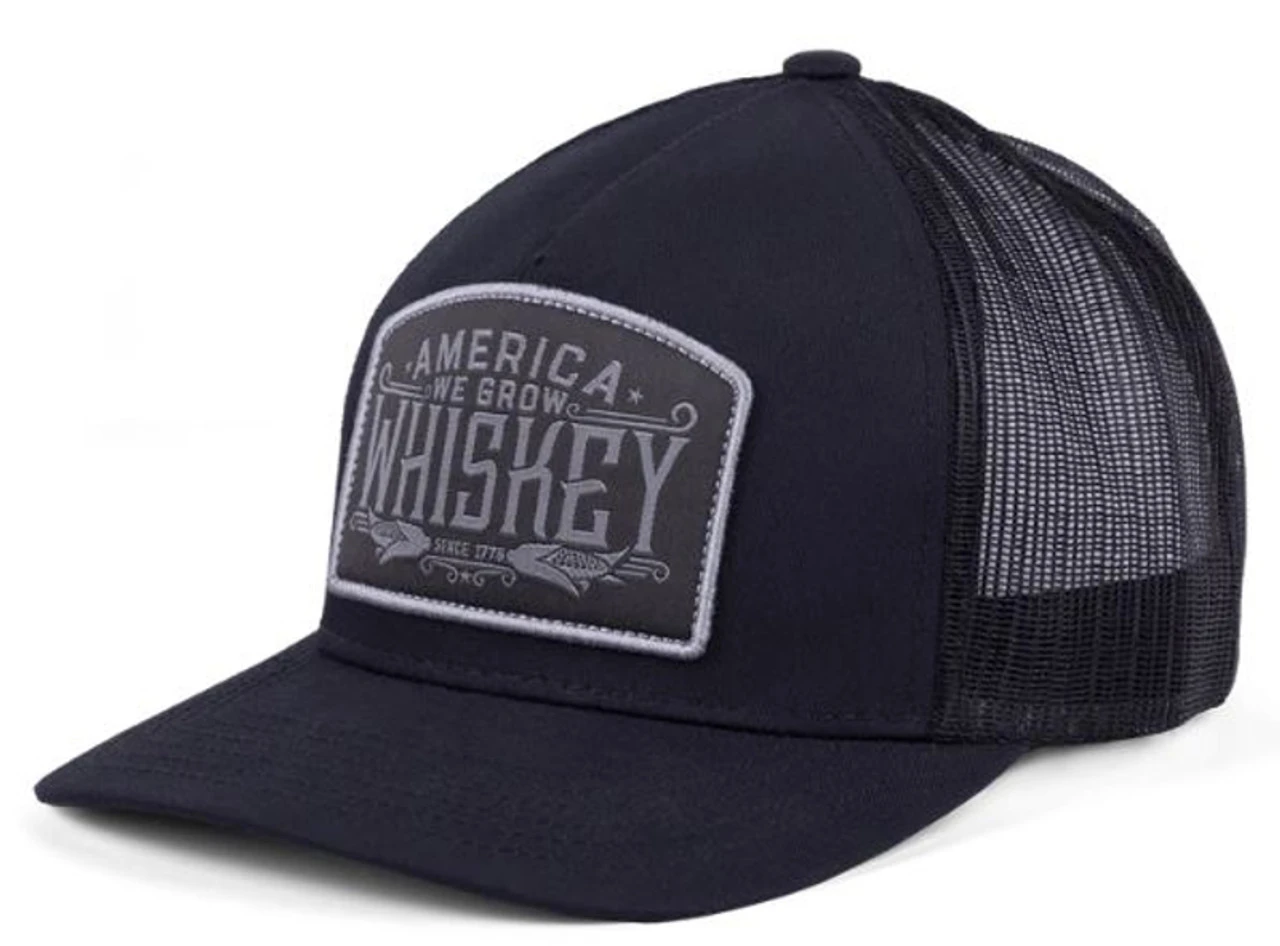 Rural Cloth Men's We Grow Whiskey 6 Panel Black Hat 1 Rural Cloth Men's We Grow Whiskey 6 Panel Black Hat