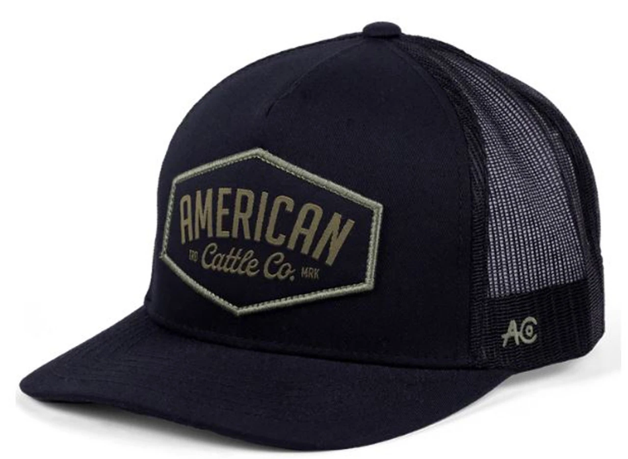 Rural Cloth Men's Black 5 Panel Diamond Hat 1 Rural Cloth Men's Black 5 Panel Diamond Hat