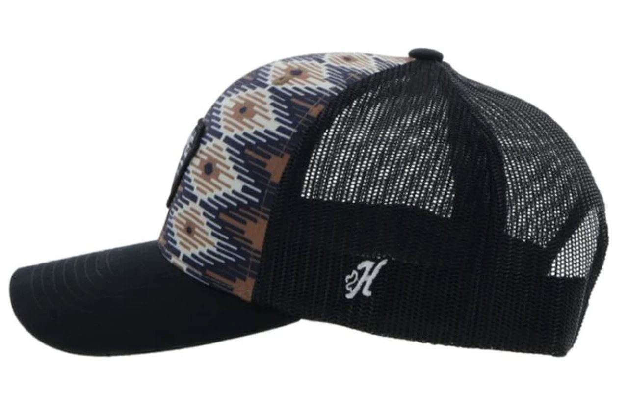 Hooey Women's "Rlag" Cream/Tan/Black Aztec Pattern 6 Panel Cap 3 Hooey Women's "Rlag" Cream/Tan/Black Aztec Pattern 6 Panel Cap - Image 3