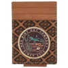 Red Dirt Hat Co Men's Desert Scene Logo Patch Card Case With Magnet Clip