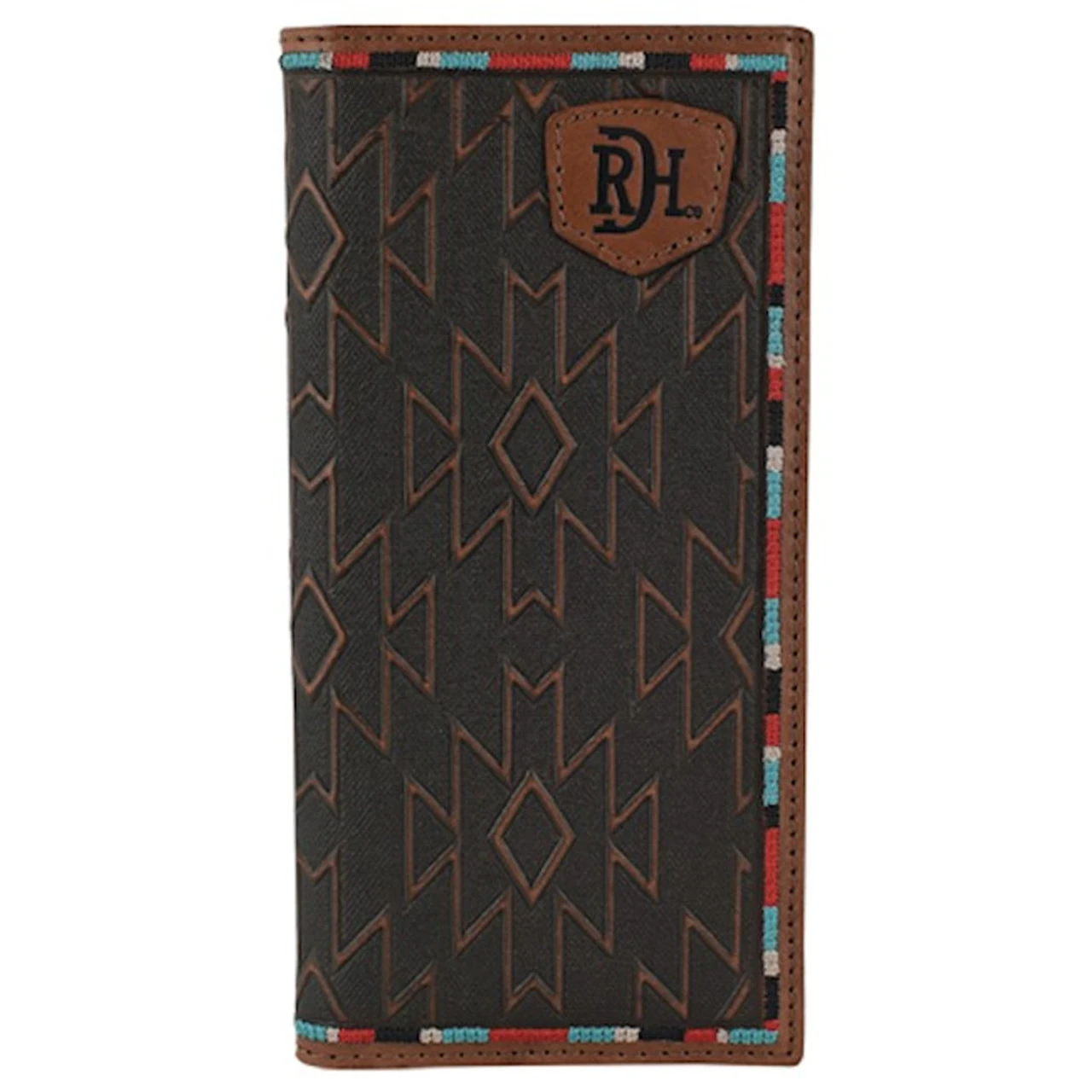 Red Dirt Hat Co Men's Multicolor Stitching Rodeo Wallet 1 Red Dirt Hat Co Men's Multicolor Stitching Rodeo Wallet