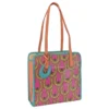 Catchfly Pink Horseshoe Print Tote