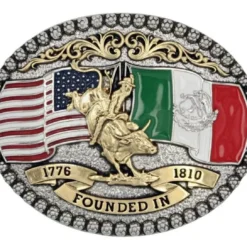 Montana Silversmiths Independence Founded Attitude Buckle