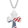 Montana Silversmiths Blessed American Made Cross Necklace