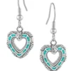 Montana Silversmiths Love Conquers All Heart Earrings