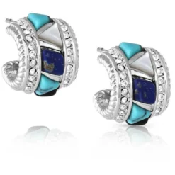 Montana Silversmiths Night Fall Cobblestone Earrings