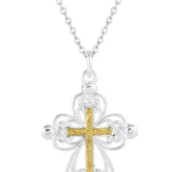 Montana Silversmiths Enlightened Faith Cross Necklace