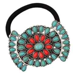 M&F Turquiose Sunburst Hair Tie