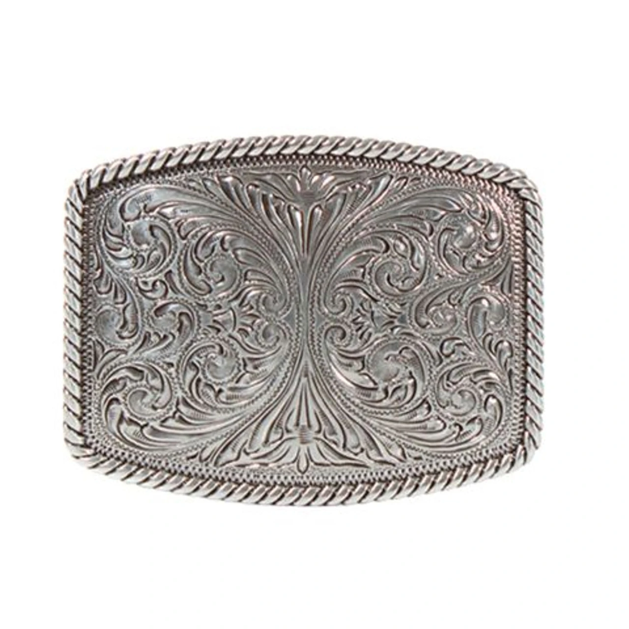 Nocona Mens Buckle With Floral Engraved Design 1 Nocona Mens Buckle With Floral Engraved Design