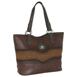 Justin Ladies Tote Tonal With Studs And Concho