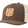 R Country Men's Big R Skin Brown 6 Panel Trucker Cap