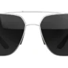 Bex Sunglasses Wing In Matte Silver Gray