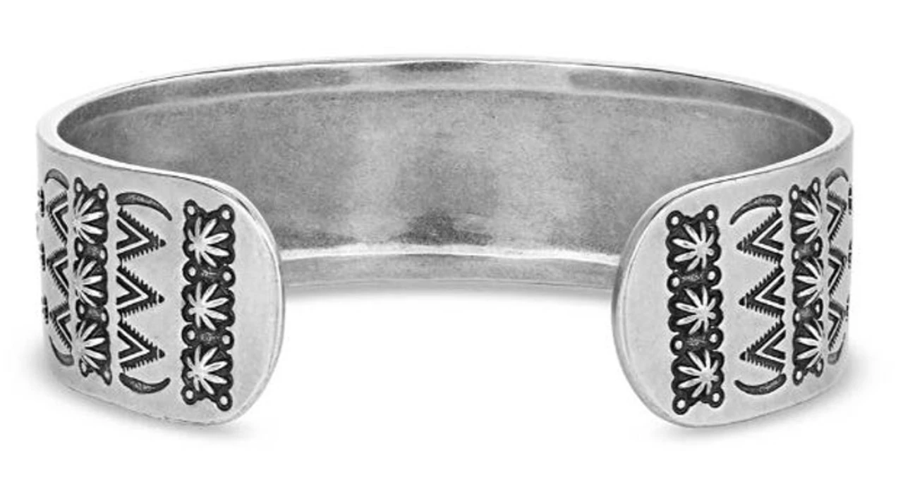 Montana Silversmiths Southwestern Symbols Cuff Bracelet 2 Montana Silversmiths Southwestern Symbols Cuff Bracelet - Image 2