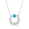 Montana Silversmiths Destined Luck Turquoise Crystal Necklace