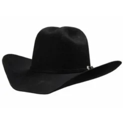 M&F - Men's Double S Dallas Cowboy Felt Hat - Black