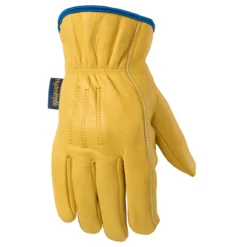 Wells Lamont - Mens HydraHyde Grain Cowhide Glove