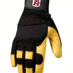 Wells Lamont Womens Big R Cowhide Leather Palm Spandex Back - 3231