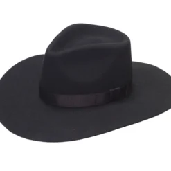 Twister Womens Black Felt Hat