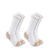 Carhartt Mens Midweight Steeltoe Boot Sock - 2 Pack