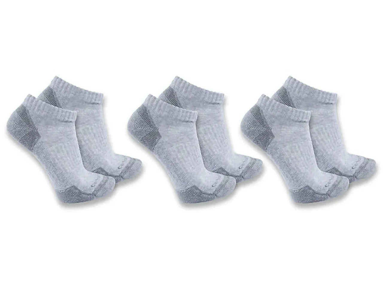 Carhartt Mens Midweight Cotton Blend Low Cut Sock - 3 Pack 2 Carhartt Mens Midweight Cotton Blend Low Cut Sock - 3 Pack - Image 2