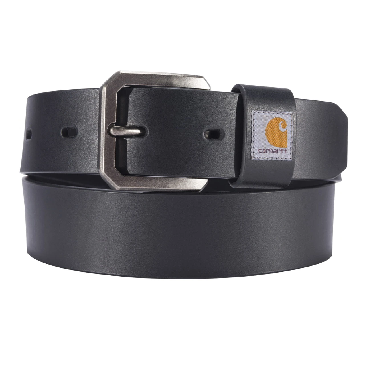 Carhartt Mens Black Leather Saddle Belt 1 Carhartt Mens Black Leather Saddle Belt