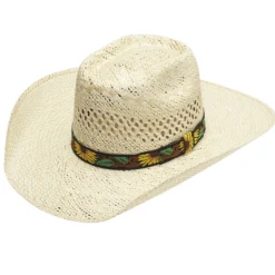 Twister Womens Sunflower Hatband Straw Fashion Hat
