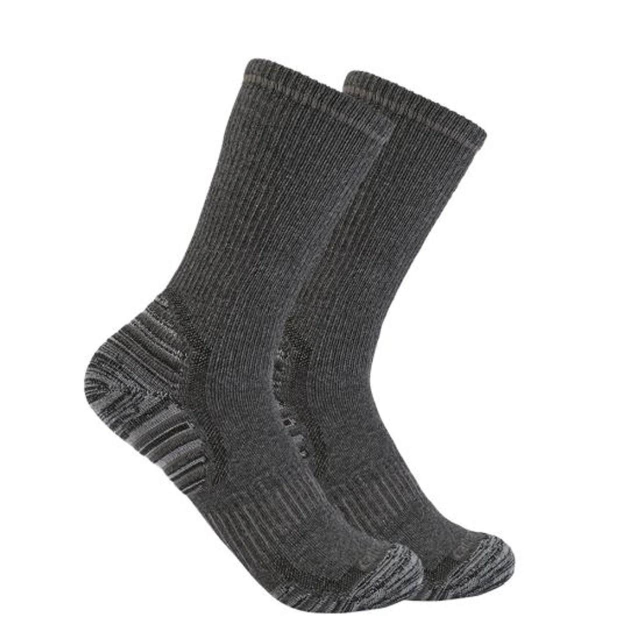 Carhartt Force Mens Midweight Synthetic-Wool Blend Creew Sock SC7902M - 2 Pack 1 Carhartt Force Mens Midweight Synthetic-Wool Blend Creew Sock SC7902M - 2 Pack
